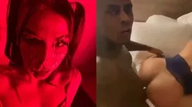 Gostosa pelada tirando lingerie em vídeo de sexo grátis